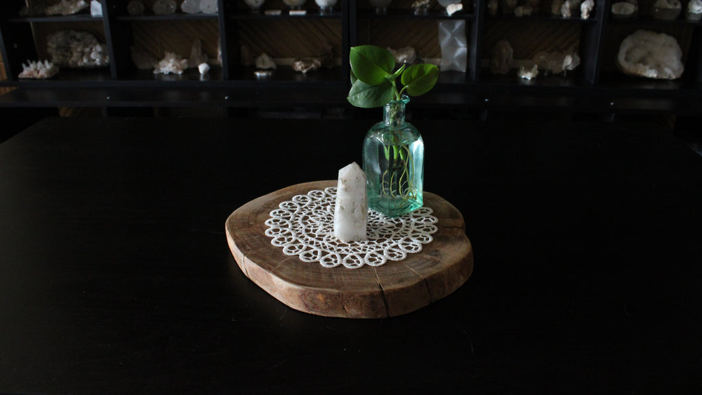 White Druzy Quartz Cathedral Towers