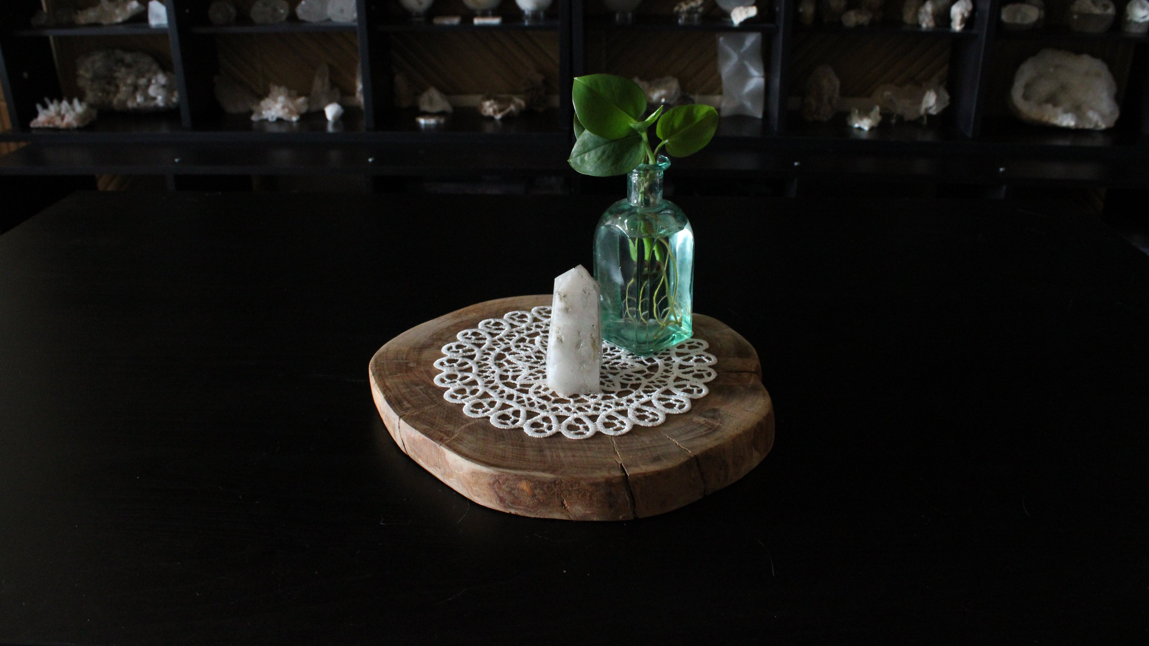 White Druzy Quartz Cathedral Towers