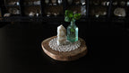 White Druzy Quartz Cathedral Towers