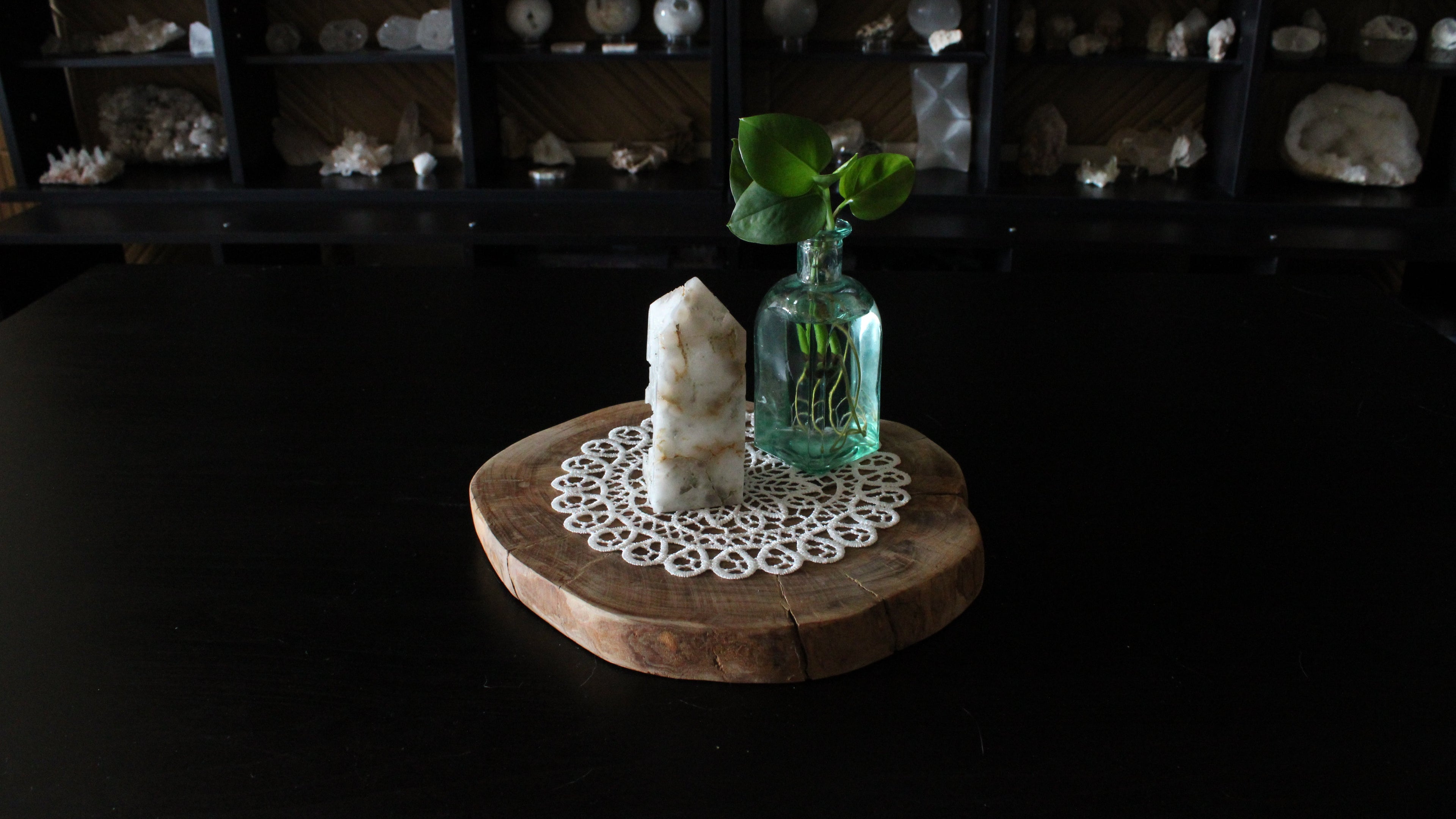 White Druzy Quartz Cathedral Towers